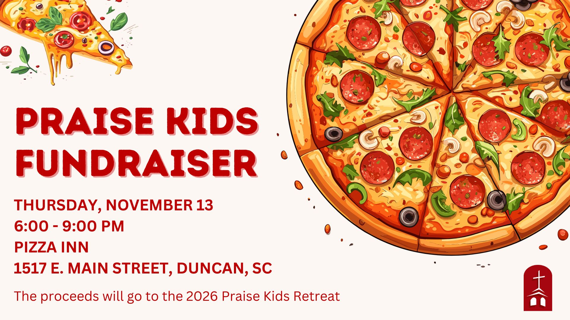Praise Kids Fundraiser-Pizza (1)