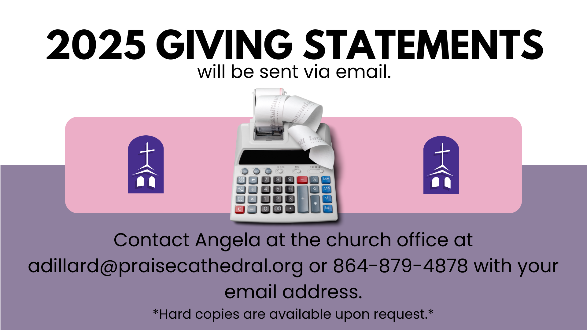 2025 Giving Statments