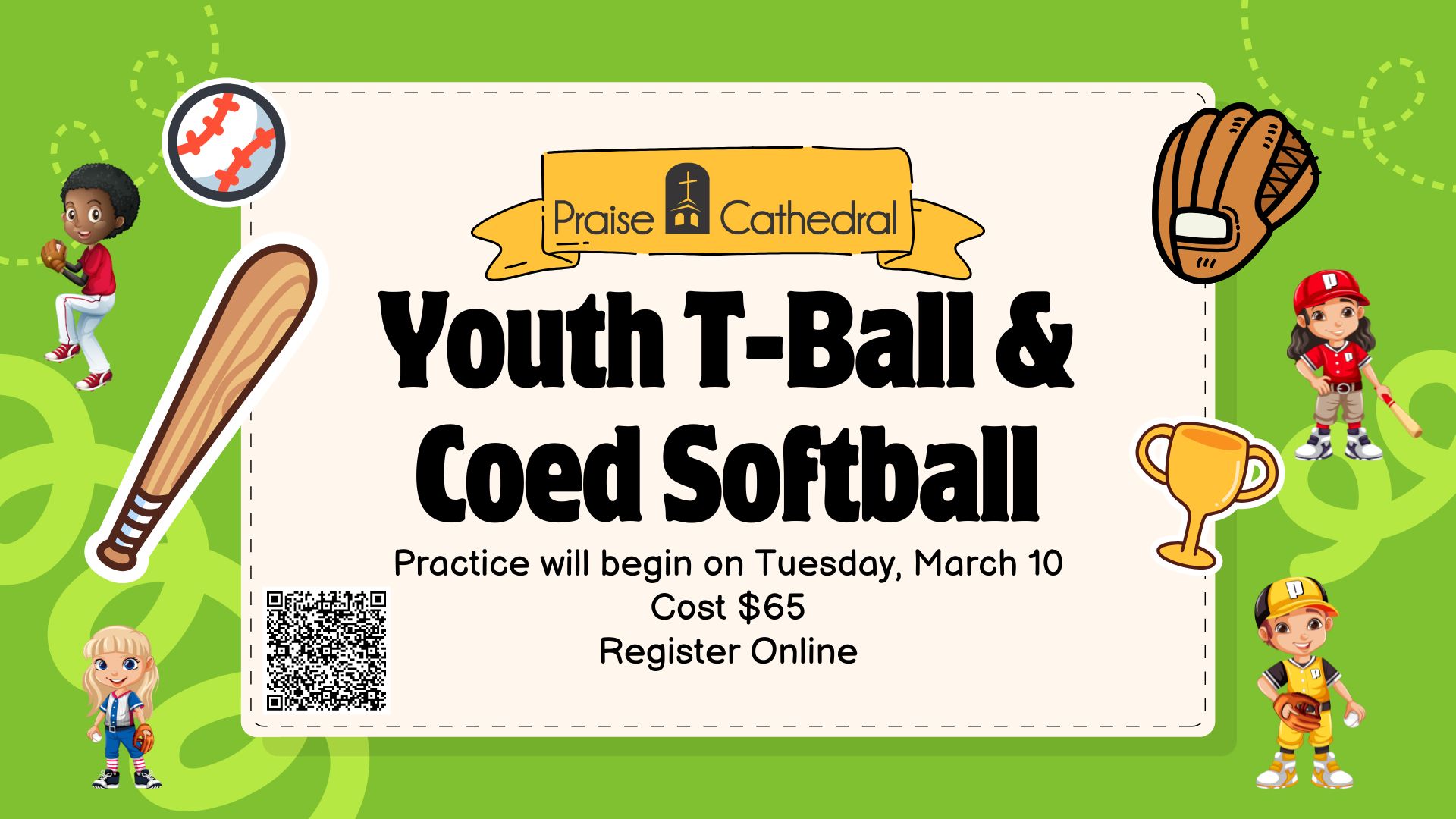Youth T-Ball & Coed Softball 2026