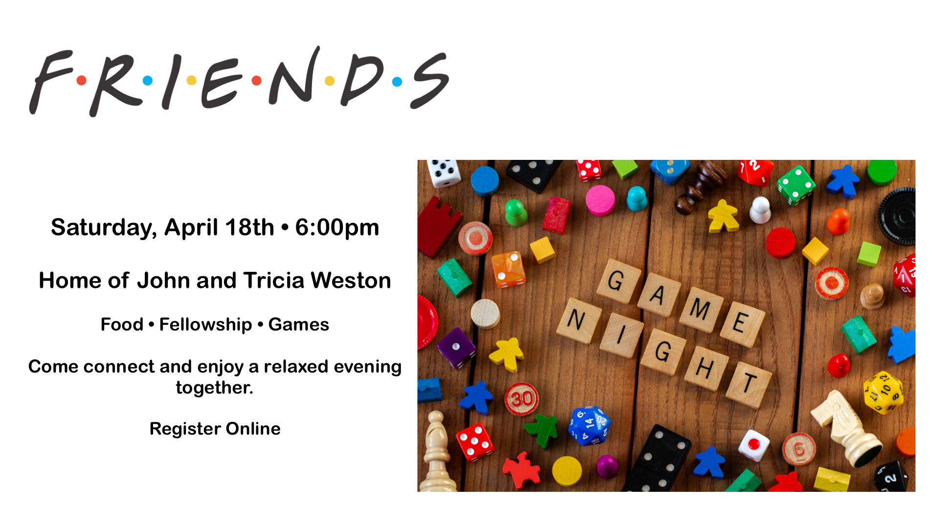 Friends - April 2026 - Game Night