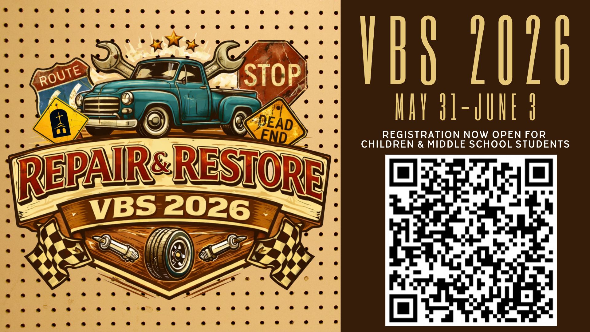 VBS Sign Ups - Screen