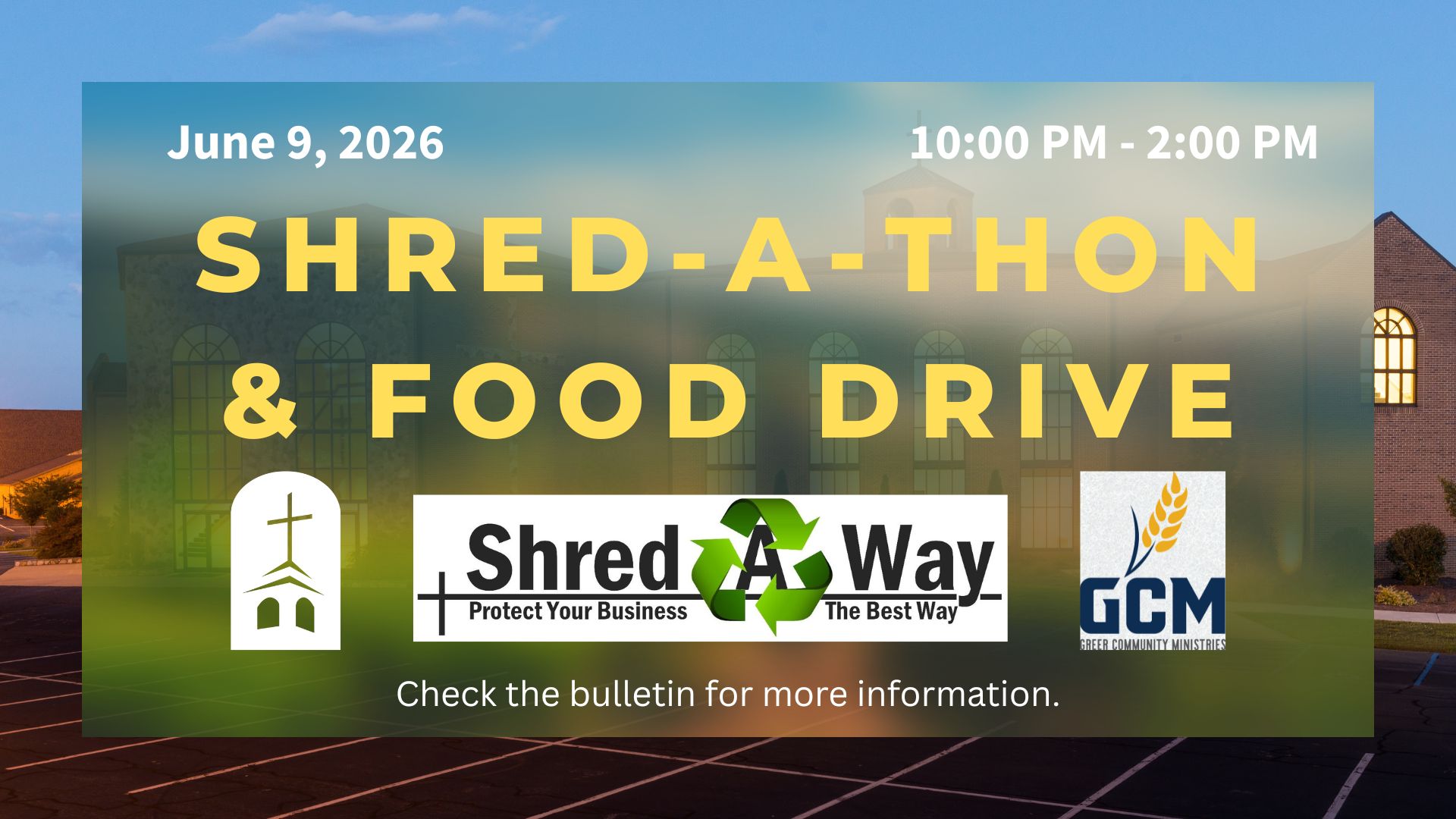 Shred-A-Thon & Food Drive2026